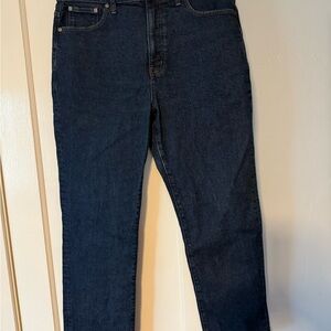 Classic Blue Madewell Women’s Straight Jeans, like new
